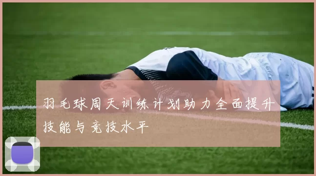 羽毛球周天训练计划助力全面提升技能与竞技水平